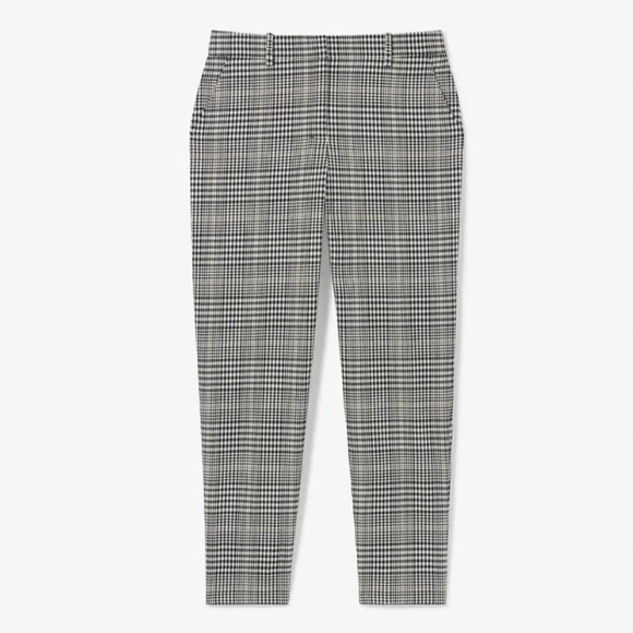 M.M. LaFleur Mejia Trouser Pant in Plaid Sharkskin Size 0 - Picture 3 of 16